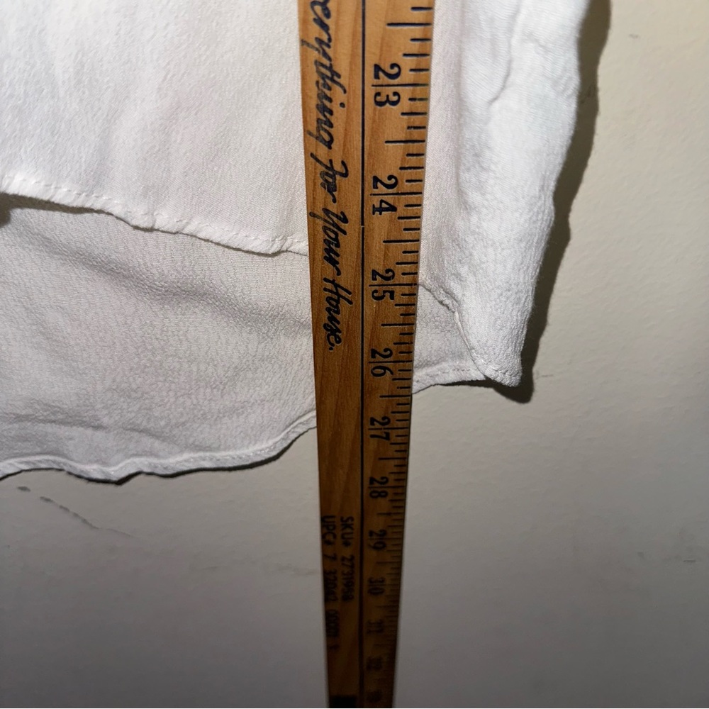 Zara Basic Women’s Medium White Blouse Balloon Dr… - image 8